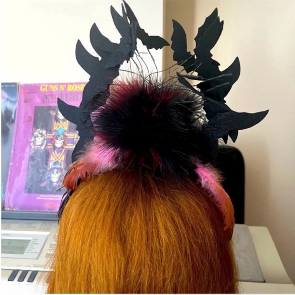 Dolls Kill Bats & Feathers Headband